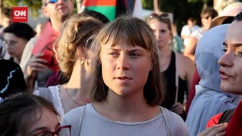 VIDEO: Momen Greta Thunberg Kembali Ikut Aksi Bela Palestina