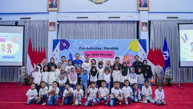 Fun Activities: Merakids melibatkan anak-anak dari karyawan Transjakarta, baik di kantor pusat maupun yang bertugas di lapangan.
