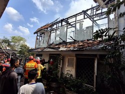 2 Rumah di Palembang Ludes Terbakar Diduga Akibat Korsleting Listrik