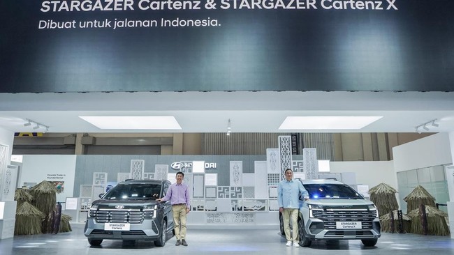 Hyundai resmi meluncurkan Stargazer Cartenz dan Cartenz X di GIIAS 2025, yang dirancang untuk keluarga, dengan fitur modern dan kenyamanan optimal.