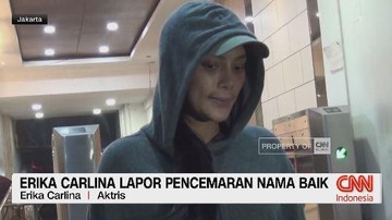 VIDEO: Erika Carlina Lapor Pencemaran Nama Baik