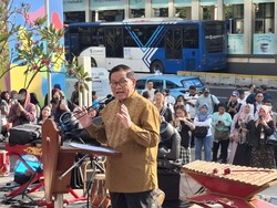 Pramono Resmikan Ruang Seni Siswa di Sarinah, Ini Harapannya