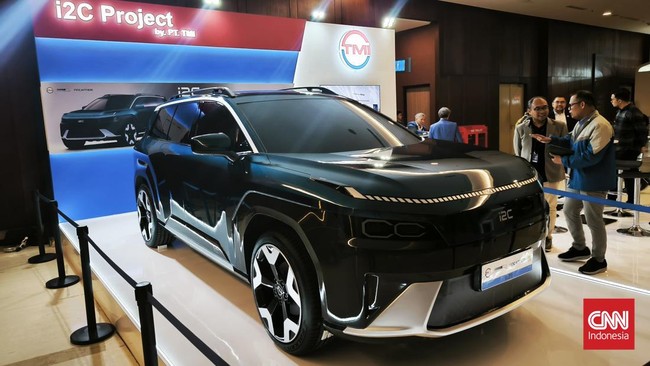 i2C atau Indigenous Indonesian Car muncul di GIIAS 2025, merek mobil nasional ini digarapp Teknologi Militer Indonesia (TMI).