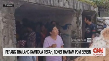 VIDEO: Perang Thailand-Kamboja Pecah, Roket Hantam Pom Bensin