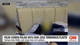 VIDEO: Polisi: Kondisi Wajah Arya Daru Juga Terbungkus Plastik