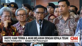 VIDEO: Hasto: Kami Terima & Akan Melawan Dengan Kepala Tegak