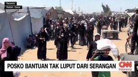 VIDEO: Posko Bantuan Tak Luput Dari Serangan Israel
