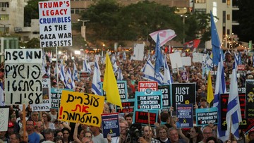 Ribuan Warga Israel Demo di Tel Aviv, Desak Agresi ke Gaza Disetop