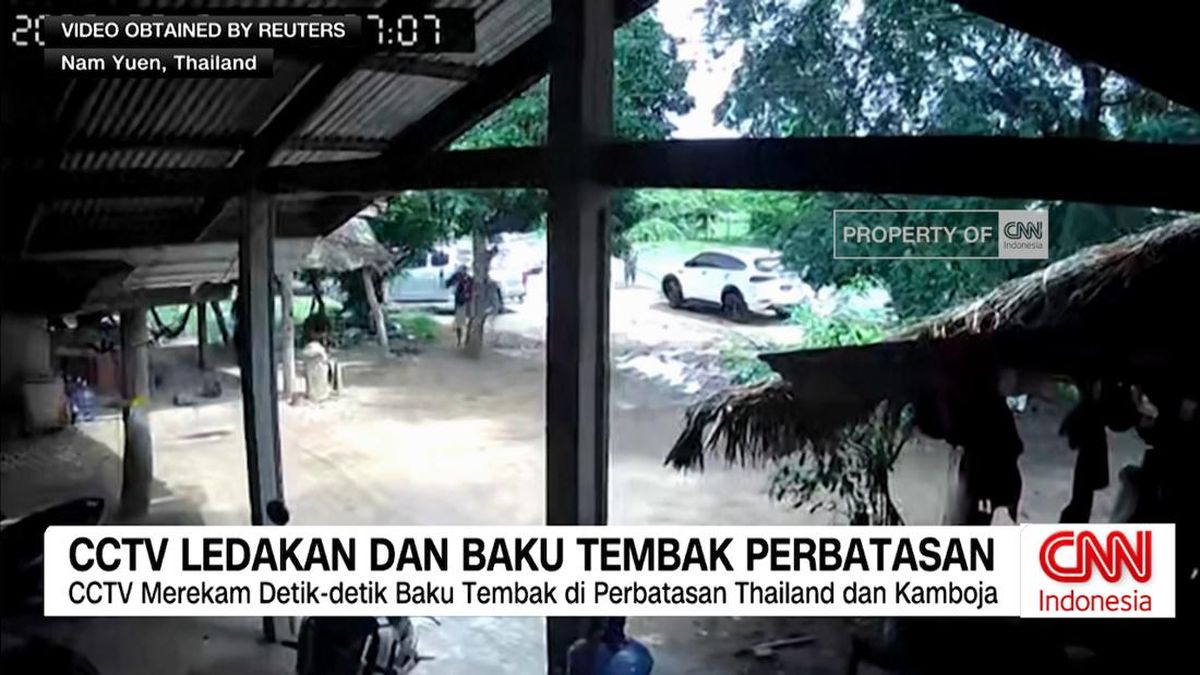 VIDEO:Detik-Detik Baku Tembak di Perbatasan Thailand dan Kamboja