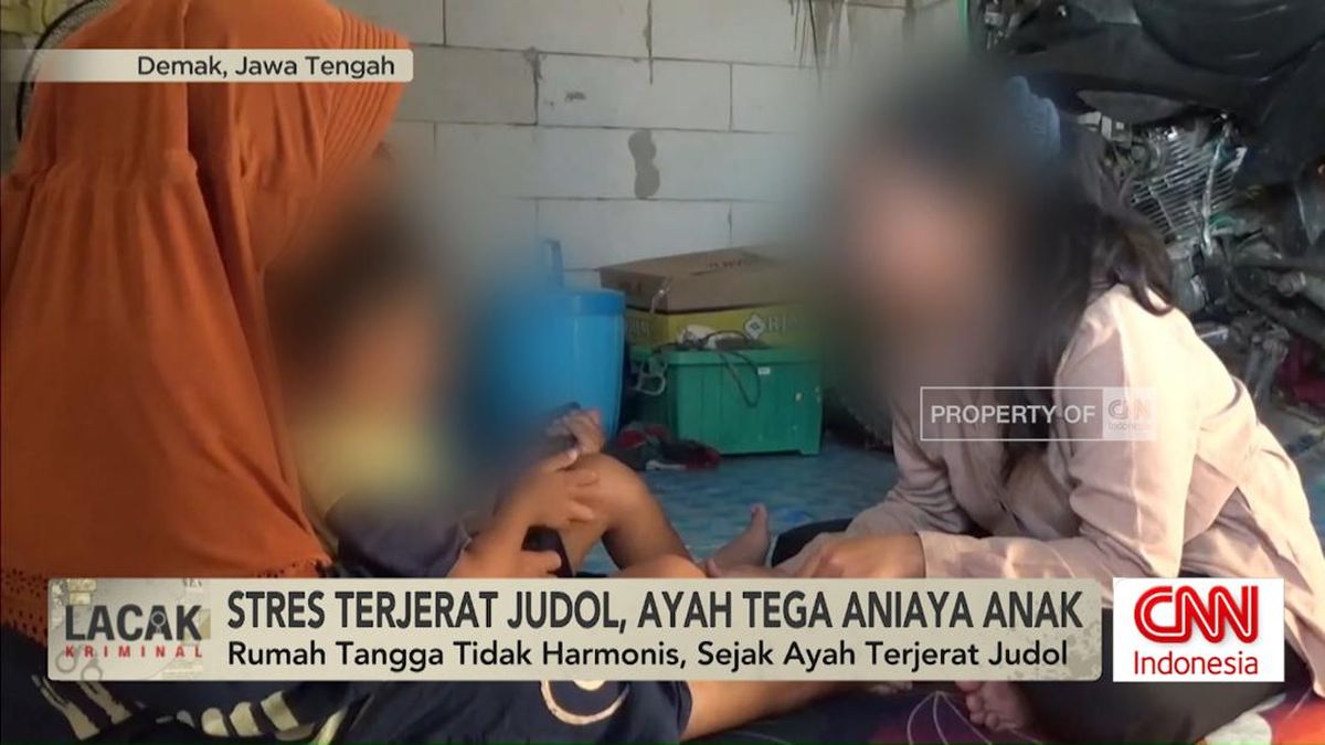VIDEO: Stres Terjerat Judol, Ayah Tega Aniaya Anak