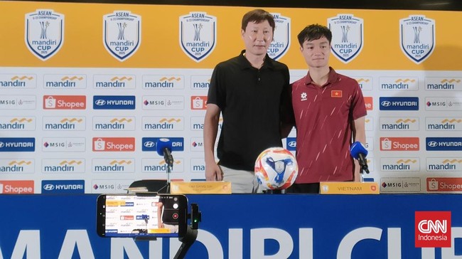 Pelatih Timnas Vietnam U-23, Kim Sang Sik, memberikan jawaban soal calon lawan yang ingin dihadapi dalam final Piala AFF U-23 2025.