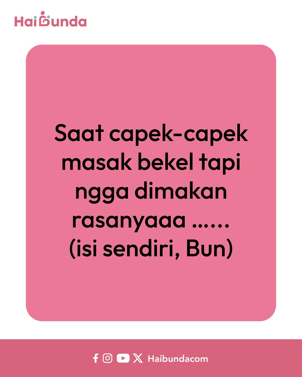 Bekal anak buatan bunda