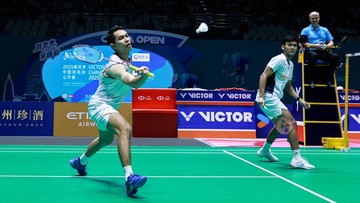 Liputan Olahraga CNN Sport : Jadwal Siaran Langsung Final China Open: Fajar/Fikri vs Aaron/Soh