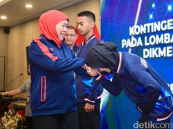 Gubernur Khofifah Optimis Jatim Hattrick Juara Umum LKS Dikmen 2025