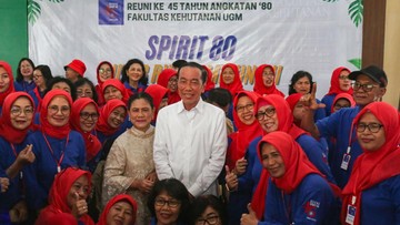 Jokowi Belum 100 Persen Sehat saat Reuni UGM: Saya Paksakan Betul