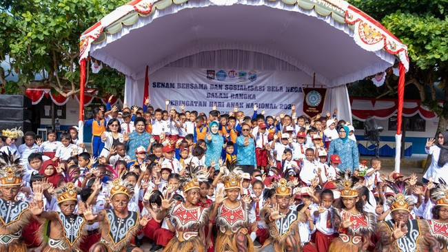 Perayaan Hari Anak Nasional disebut sebagai momentum untuk bersama-sama memberikan perlindungan, kasih sayang, dan pemenuhan hak-hak anak.