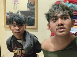 Tampang 2 Pemuda Kepergok Mencuri Berujung Dimassa Sopir Truk di Pangkep