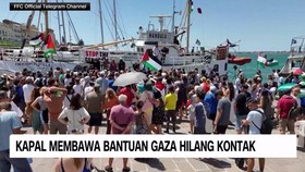 VIDEO: Kapal Membawa Bantuan Gaza Hilang Kontak
