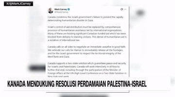 VIDEO: Kanada Mendukung Resolusi Perdamaian Palestina-Israel