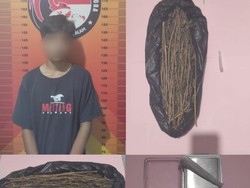 Remaja 17 Tahun Diringkus karena Bawa Ganja di Terminal Pagar Alam