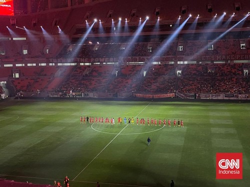 Persija launching team. CNNIndonesia/Muhammad Ikhwanuddin