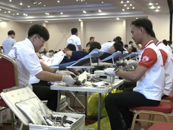 Video: Warga Kamboja Ramai-ramai Donor Darah, Dukung Militer Lawan Thailand