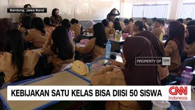 VIDEO: Kebijakan Satu Kelas Bisa Diisi 50 Siswa
