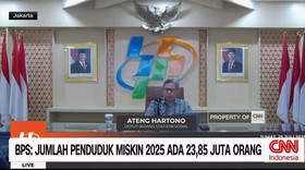 VIDEO: BPS: Jumlah Penduduk Miskin 2025 Ada 23,85 Juta Orang