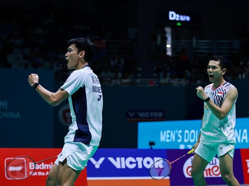 Hasil China Masters: Fajar/Fikri Lolos usai Duel Sengit 59 Menit