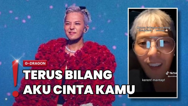 G-Dragon Girang Banget, Langsung Live IG usai Konser di Jakarta