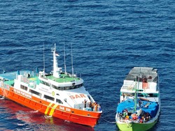 3 Hari Terombang-ambing di Laut, KM Mulya Abadi dan 8 Kru Ditemukan Selamat