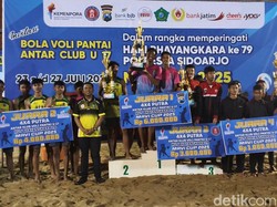 Ini Target Kapolresta Sidoarjo Usai Tutup Turnamen Voli Pantai U-17