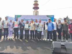 Bandar Lampung Pecahkan Rekor MURI Bikin Sekubal 25 Meter