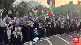 Aliansi Rakyat Indonesia Bela Palestina Kumpul di Kedubes AS Pagi Ini