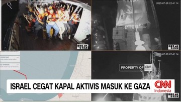 VIDEO: Israel Cegat Kapal Aktivis Masuk ke Gaza