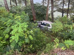 Kondisi 6 Wisatawan Surabaya yang Mobilnya Terjun ke Jurang Pacet