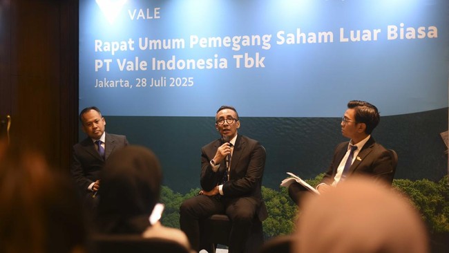 Bernardus Irmanto menjadi Presiden Direktur PT Vale Indonesia Tbk (INCO), menggantikan Febriany Eddy yang pindah ke BPI Danantara.