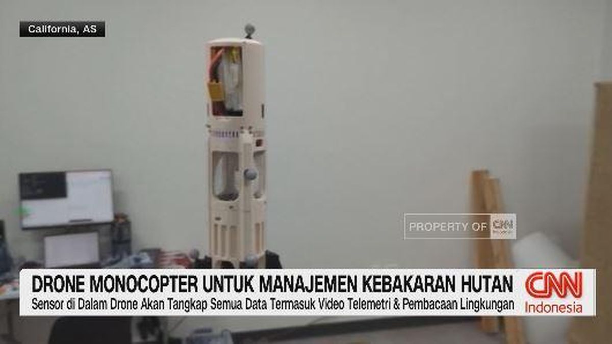 VIDEO: Drone Monocopter Untuk Manajemen Kebakaran Hutan