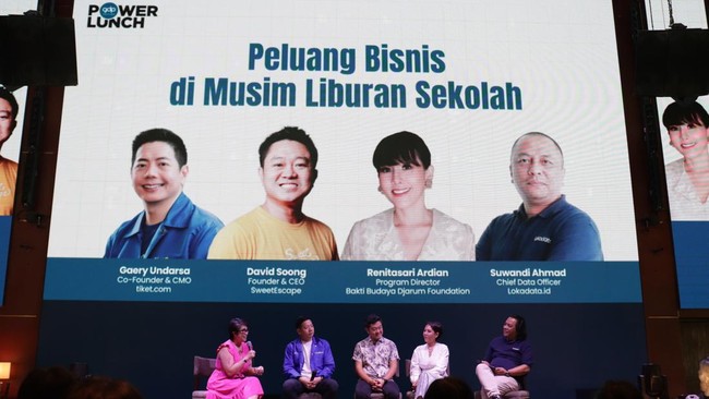 Forum Power Lunch yang digelar GDP Venture mengungkap masa libur sekolah 2025 memicu lonjakan konsumsi domestik, terutama di perjalanan wisata hingga hiburan.