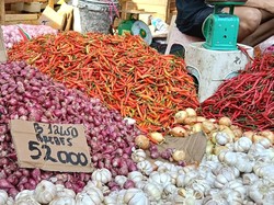 Harga Bawang Merah di Palembang Merangkak Naik dalam Sepekan