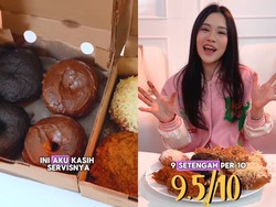 Sempat Komplain, Jessica Jane Akhirnya Beri Rating 9,5 untuk Donat Pinkan Mambo