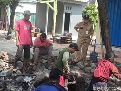 Jalan Mayor Kusmanto Klaten yang Ambles Berlubang Akhirnya Diperbaiki