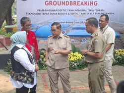 Pramono Groundbreaking Septic Tank Komunal di Jaktim