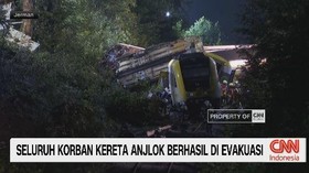 VIDEO: Seluruh Korban Kereta Anjlok di Jerman Berhasil Dievakuasi