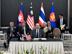 Video Pemimpin Kamboja-Thailand Tiba di Malaysia Bahas Gencatan Senjata