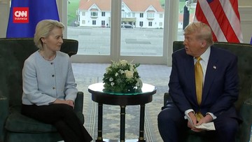 VIDEO: Trump Sepakati Tarif 15 Persen Barang Uni Eropa ke AS