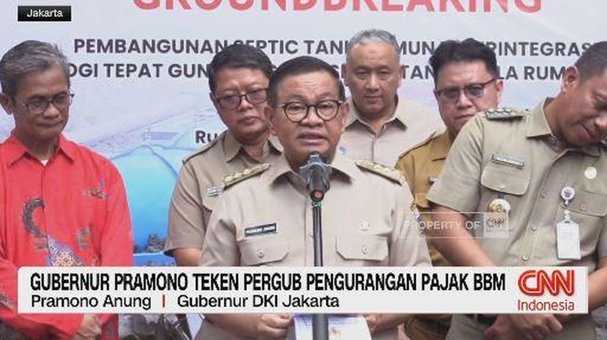 VIDEO: Gubernur Pramono Teken Pergub Pengurangan Pajak BBM