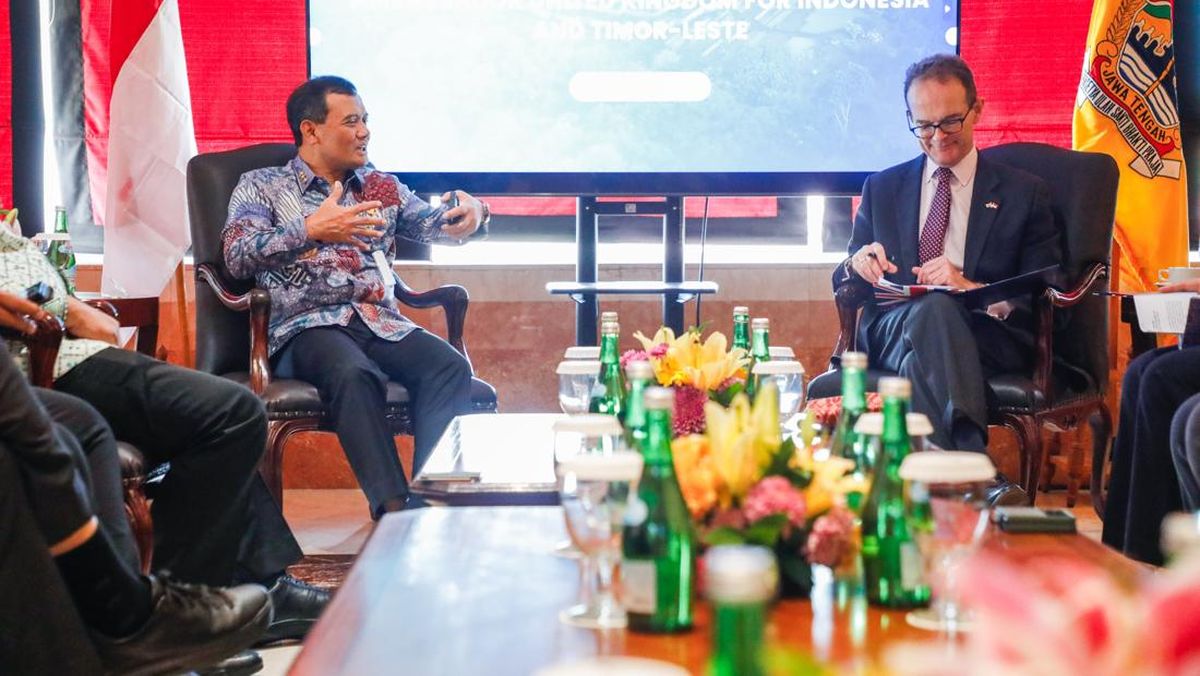 Ahmad Luthfi Bahas Sinergi dan Peluang Investasi dengan Dubes Inggris