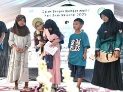 Fatma Saifullah Temani Anak-anak di Hari Anak Nasional 2025 di Serang