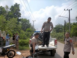 Pelajar SMA Nekat Lawan Arah, Motornya Tabrak Truk di Gandus